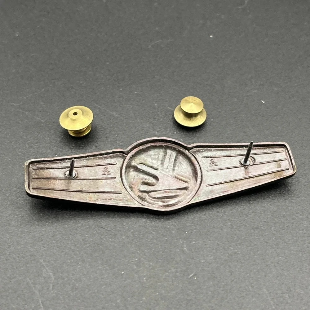 Vintage German Army Military Service Bronze Tone Lapel Hat Pin‎